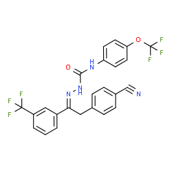 ChemSpider 2D Image | Metaflumizone | C24H16F6N4O2