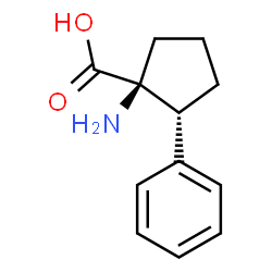 ChemSpider 2D Image | (1S,2R)-1-Amino-2-phenylcyclopentanecarboxylic acid | C12H15NO2