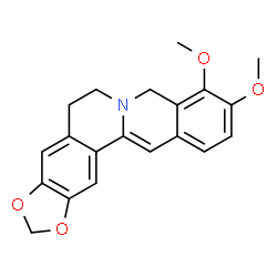ChemSpider 2D Image | Dihydroberberine | C20H19NO4