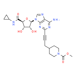 ChemSpider 2D Image | Evodenoson | C23H29N7O6