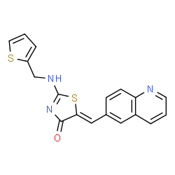 ChemSpider 2D Image | Ro 3306 | C18H13N3OS2