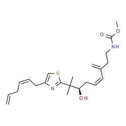 ChemSpider 2D Image | Mycothiazole | C22H32N2O3S