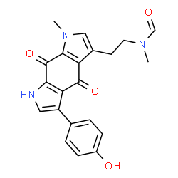 ChemSpider 2D Image | Zyzzyanone C | C21H19N3O4
