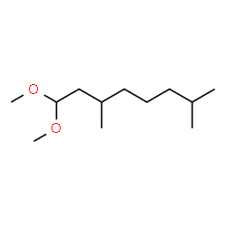ChemSpider 2D Image | 1,1-dimethoxy-3,7-dimethyloctan | C12H26O2