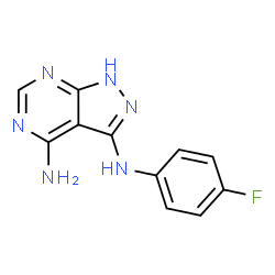 ChemSpider 2D Image | CGP57380 | C11H9FN6