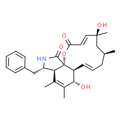 ChemSpider 2D Image | cytochalasin Z9 | C28H35NO5