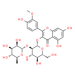 ChemSpider 2D Image | isorhamnetin 3-O-neohesperidoside | C28H32O16