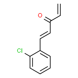 ChemSpider 2D Image | (1E)-1-(2-Chlorophenyl)-1,4-pentadien-3-one | C11H9ClO