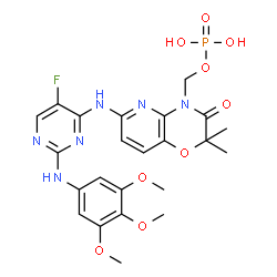 ChemSpider 2D Image | Fostamatinib | C23H26FN6O9P