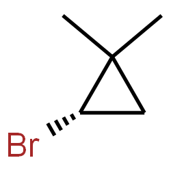 ChemSpider 2D Image | (2S)-2-Bromo-1,1-dimethylcyclopropane | C5H9Br