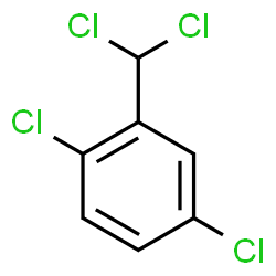 ChemSpider 2D Image | 1,4-Dichloro-2-(dichloromethyl)benzene | C7H4Cl4