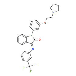 ChemSpider 2D Image | SNAP 398299 | C27H24F3N3O2