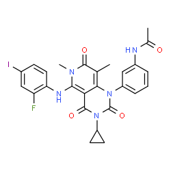 ChemSpider 2D Image | Trametinib | C26H23FIN5O4