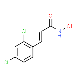 ChemSpider 2D Image | (2E)-3-(2,4-Dichlorophenyl)-N-hydroxyacrylamide | C9H7Cl2NO2