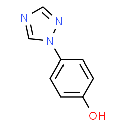 ChemSpider 2D Image | 4-(1,2,4-TRIAZOL-1-YL)PHENOL | C8H7N3O