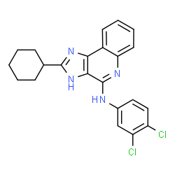 ChemSpider 2D Image | LUF6000 | C22H20Cl2N4