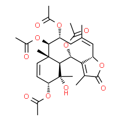ChemSpider 2D Image | 12-O-acetylbriviolide D | C28H36O11