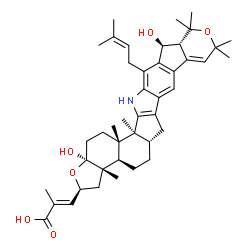 ChemSpider 2D Image | nodulisporic acid C1 | C43H57NO6