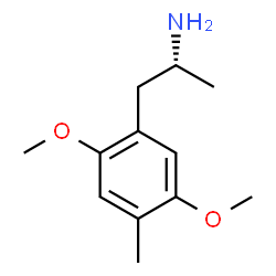 ChemSpider 2D Image | (R)-2,5-Dimethoxy-4-methylamphetamine | C12H19NO2