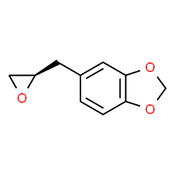 ChemSpider 2D Image | 5-[(2R)-2-Oxiranylmethyl]-1,3-benzodioxole | C10H10O3