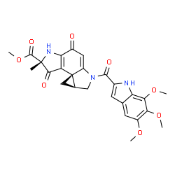 ChemSpider 2D Image | Duocarmycin | C26H25N3O8