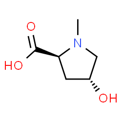 ChemSpider 2D Image | 4-hydroxy-N-methylproline | C6H11NO3