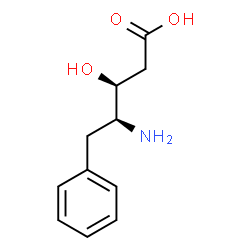 ChemSpider 2D Image | 3-hydroxy-4-amino-5-phenylpentanoic acid | C11H15NO3