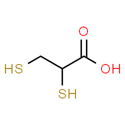ChemSpider 2D Image | 2,3-dimercaptopropionic acid | C3H6O2S2