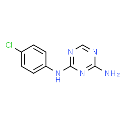 ChemSpider 2D Image | chlorazanil | C9H8ClN5