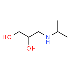ChemSpider 2D Image | 3-ISOPROPYLAMINO-1,2-PROPANEDIOL | C6H15NO2