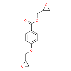 ChemSpider 2D Image | 2-Oxiranylmethyl 4-(2-oxiranylmethoxy)benzoate | C13H14O5