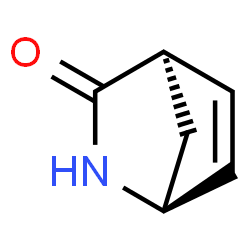 ChemSpider 2D Image | (1S,4R)-2-Azabicyclo[2.2.1]hept-5-en-3-one | C6H7NO