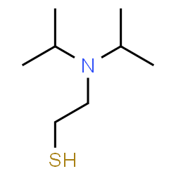 ChemSpider 2D Image | diisopropylaminoethylthiol | C8H19NS