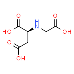 ChemSpider 2D Image | N-(Carboxymethyl)-L-aspartic acid | C6H9NO6