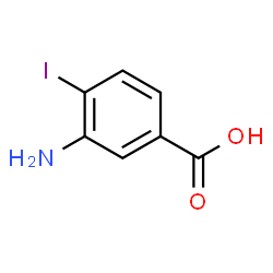 ChemSpider 2D Image | 3-Amino-4-iodobenzoic acid | C7H6INO2