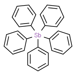 ChemSpider 2D Image | pentaphenylantimony | C30H25Sb