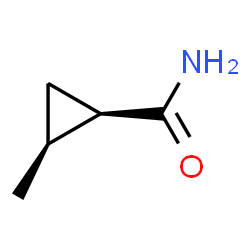 ChemSpider 2D Image | (1R,2S)-2-Methylcyclopropanecarboxamide | C5H9NO