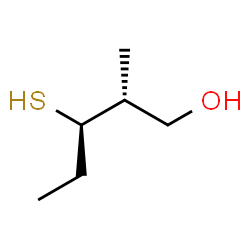 ChemSpider 2D Image | (2R,3R)-2-Methyl-3-sulfanyl-1-pentanol | C6H14OS