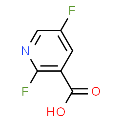 ChemSpider 2D Image | 2,5-Difluoronicotinic acid | C6H3F2NO2
