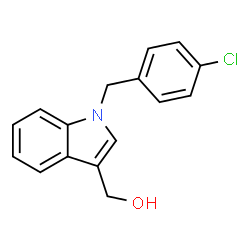 ChemSpider 2D Image | [1-(4-Chlorobenzyl)-1H-indol-3-yl]methanol | C16H14ClNO