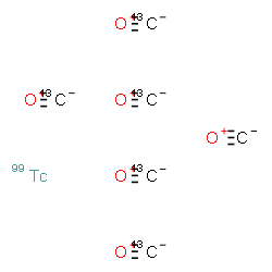 ChemSpider 2D Image | carbon monoxide;methylidyneoxonium;technetium-99 | C13C5O699Tc